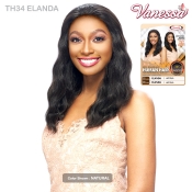 Vanessa Honey 100% Brazilian Unprocessed Human Hair Swissilk Deep Lace Front Wig - TH34 ELANDA